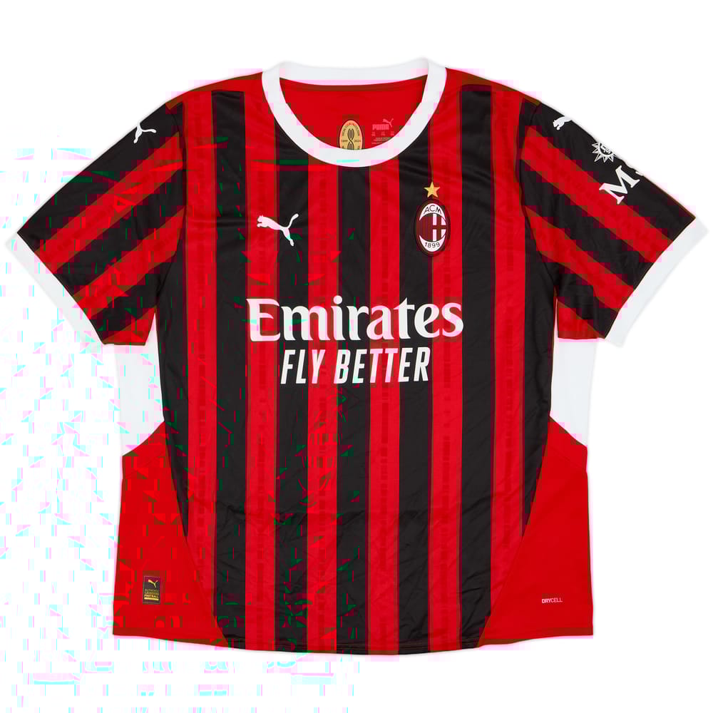 2024-25 AC Milan Home Shirt - 10/10 - (XXL)