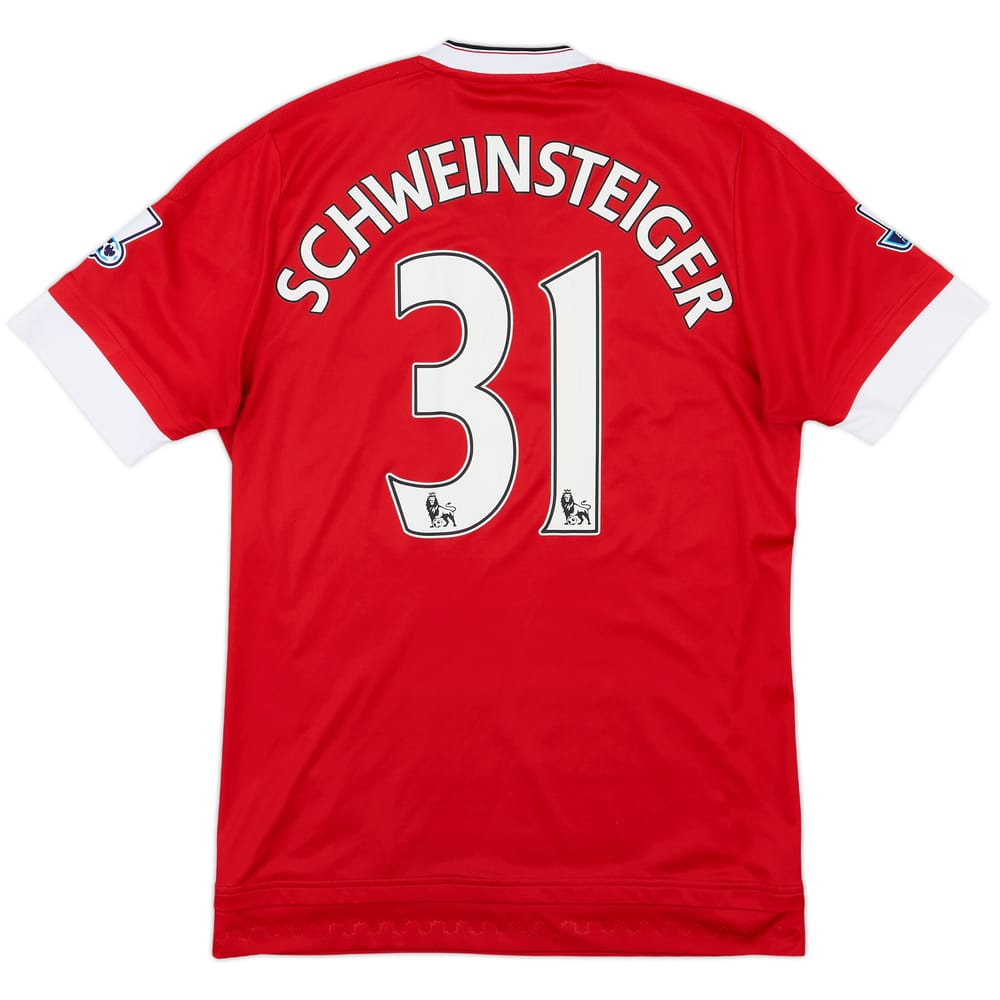 2015-16 Manchester United Home Shirt Schweinsteiger #31 - 6/10 - (S)