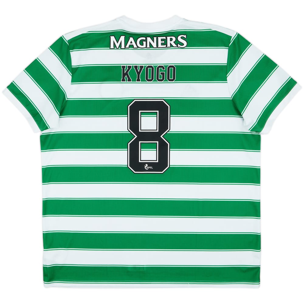 2021-22 Celtic Home Shirt Kyogo #8 - 9/10 - (XXL)