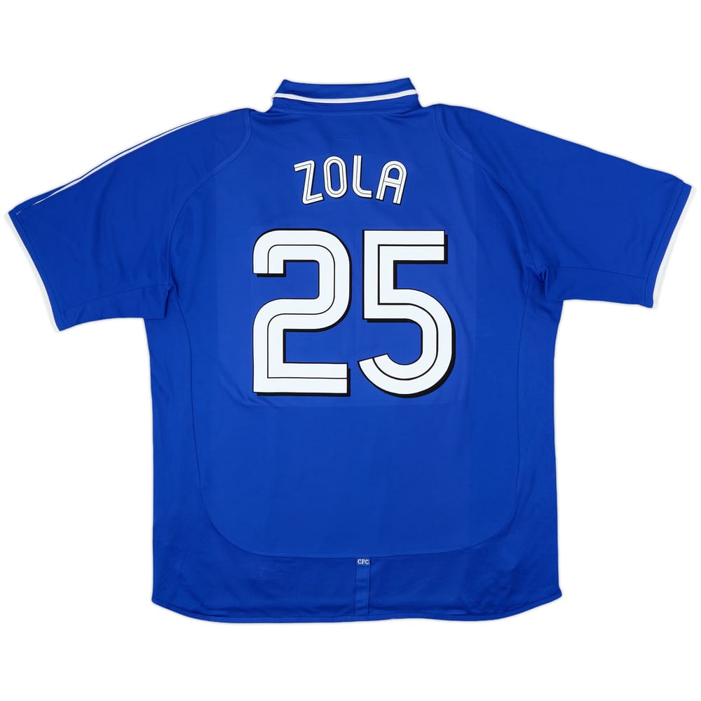 2001-03 Chelsea Home Shirt Zola #25 - 6/10 - (XL)