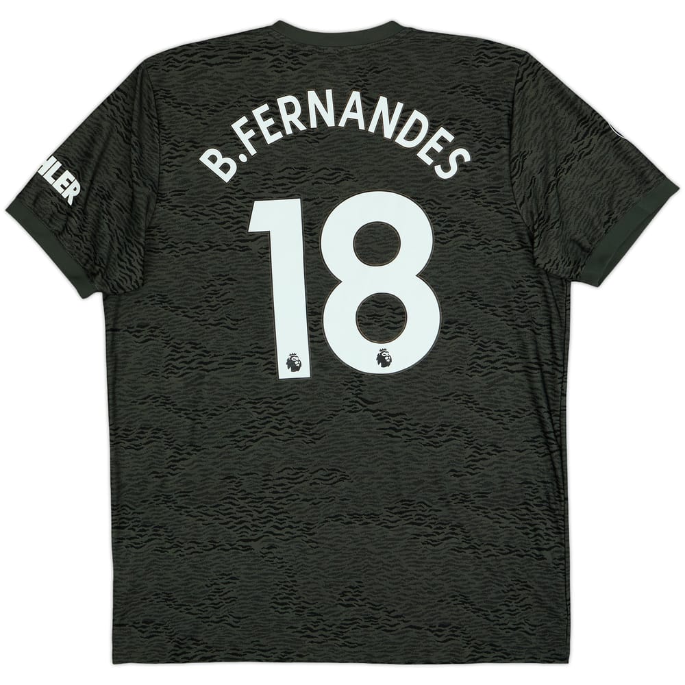 2020-21 Manchester United Away Shirt B.Fernandes #18 - 8/10 - (XL)