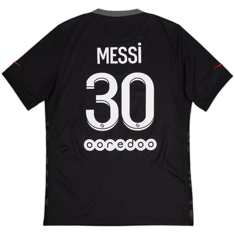 2021-22 Paris Saint-Germain Third Shirt Messi #30 - 8/10 - (M)