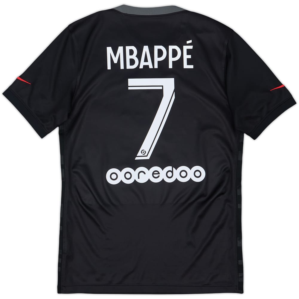 2021-22 Paris Saint-Germain Third Shirt Mbappe #7 - 9/10 - (S)