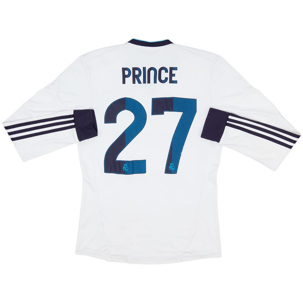 2012-13 Real Madrid Home L/S Shirt Prince #27 - 5/10 - (S)