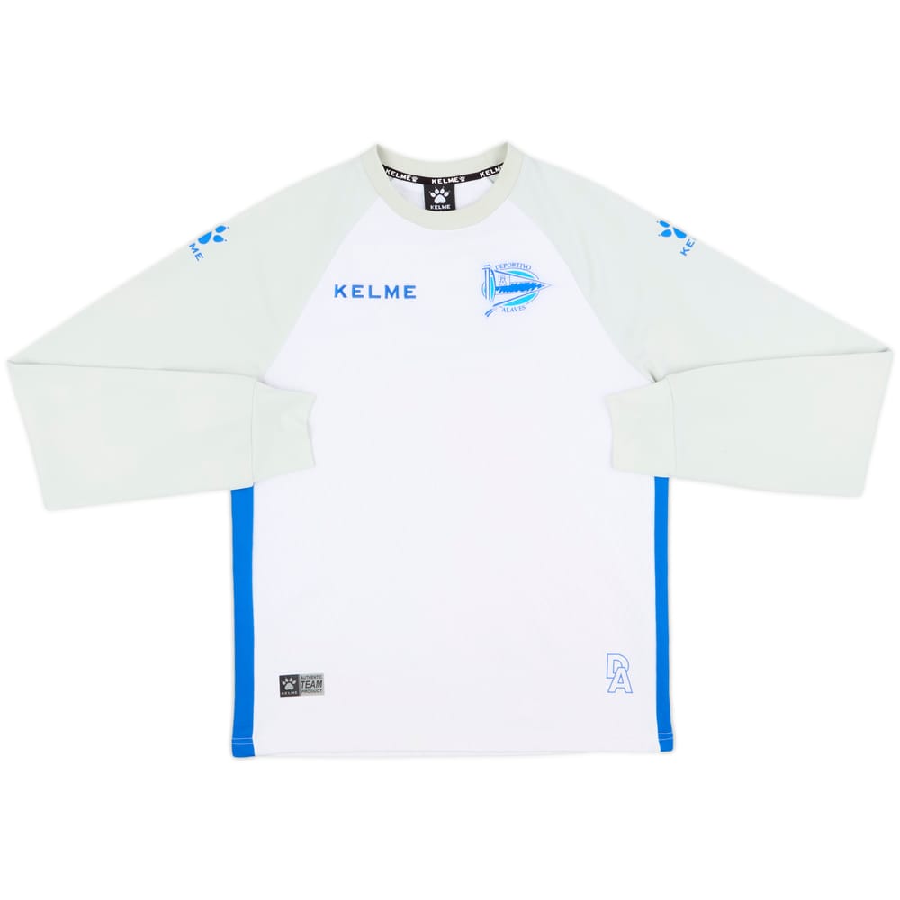 2017-18 Deportivo Alaves Kelme Sweat Top - 8/10 - (S)