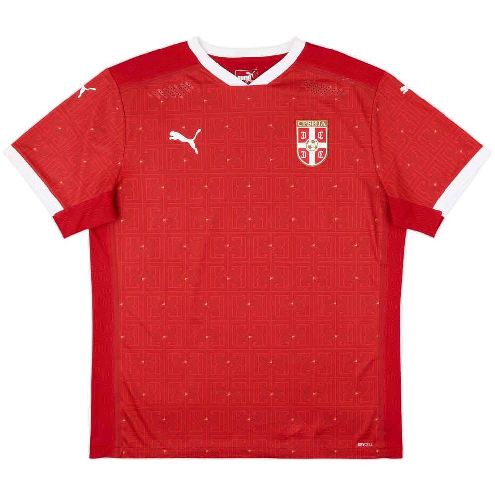 2020-21 Serbia Authentic Home Shirt - 8/10 - (XL)
