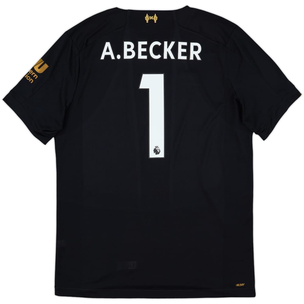 2019-20 Liverpool GK Shirt A.Becker #1 - 6/10 - (L)