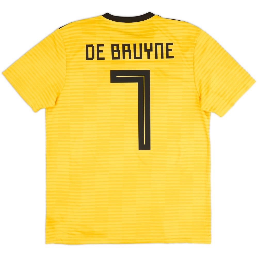 Camiseta de visitante de Bélgica 2018-19 De Bruyne #7 - 8/10 - (L)