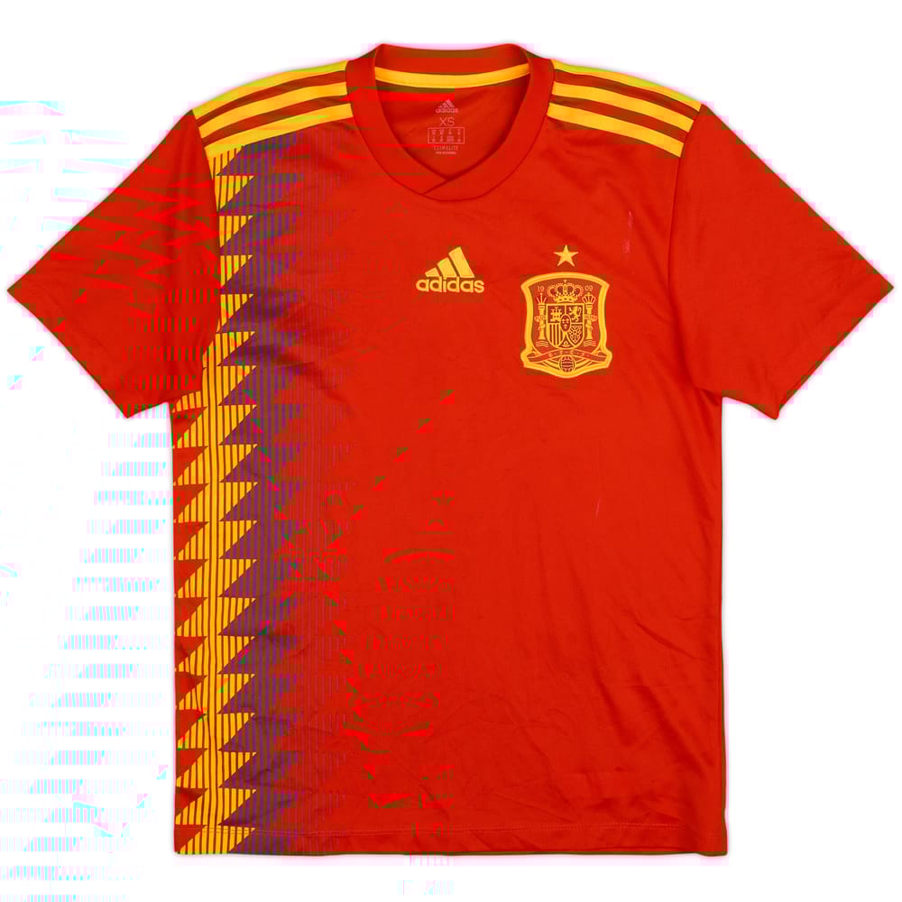 2018-19 Spain Home Shirt - 6/10 - (XS)