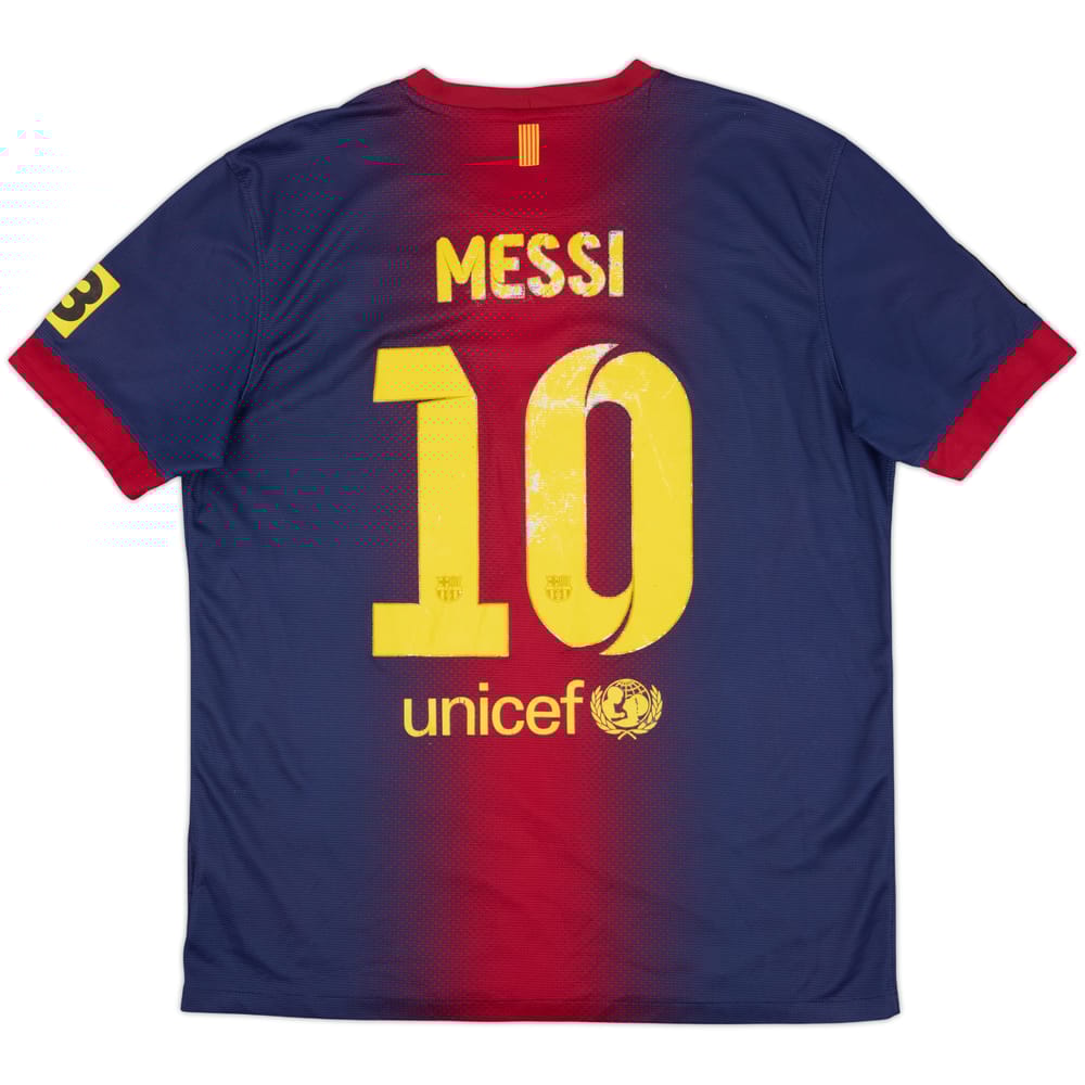 2012-13 Barcelona Home Shirt Messi #10 - 4/10 - (L)