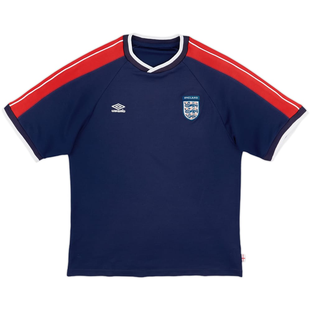 2000-01 England Umbro Training Shirt - 8/10 - (M)