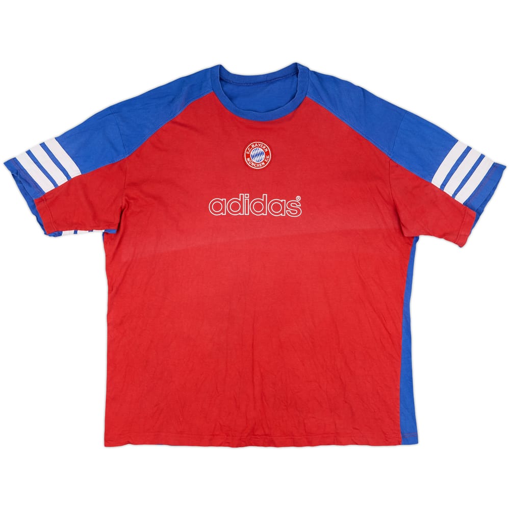 1995-96 Bayern Munich adidas Cotton Tee - 6/10 - (XXL)