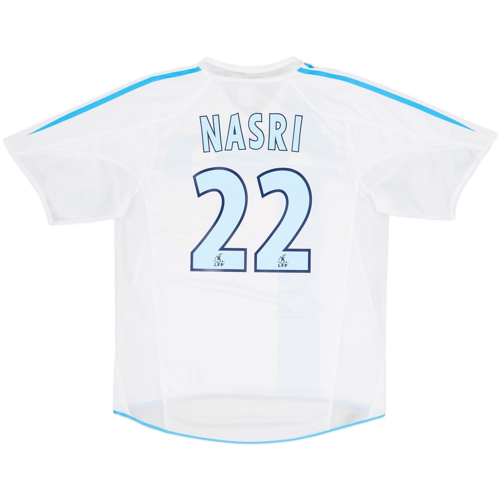 2004-05 Olympique Marseille Home Shirt Nasri #22 - 9/10 - (M)