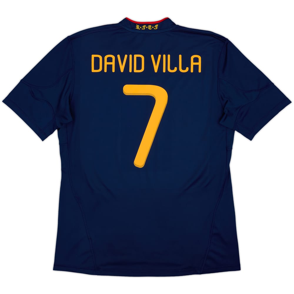 2010-11 Spain Away Shirt David Villa #7 - 6/10 - (L)