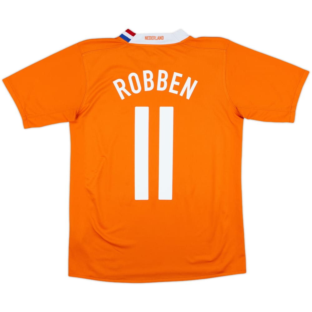 2008-10 Netherlands Home Shirt Robben #11 - 8/10 - (XL.Boys)