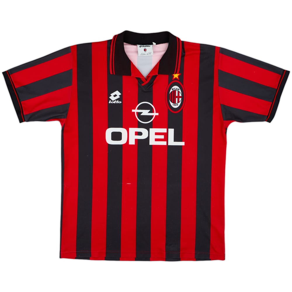 1995-96 AC Milan Home Shirt - 6/10 - (XL)