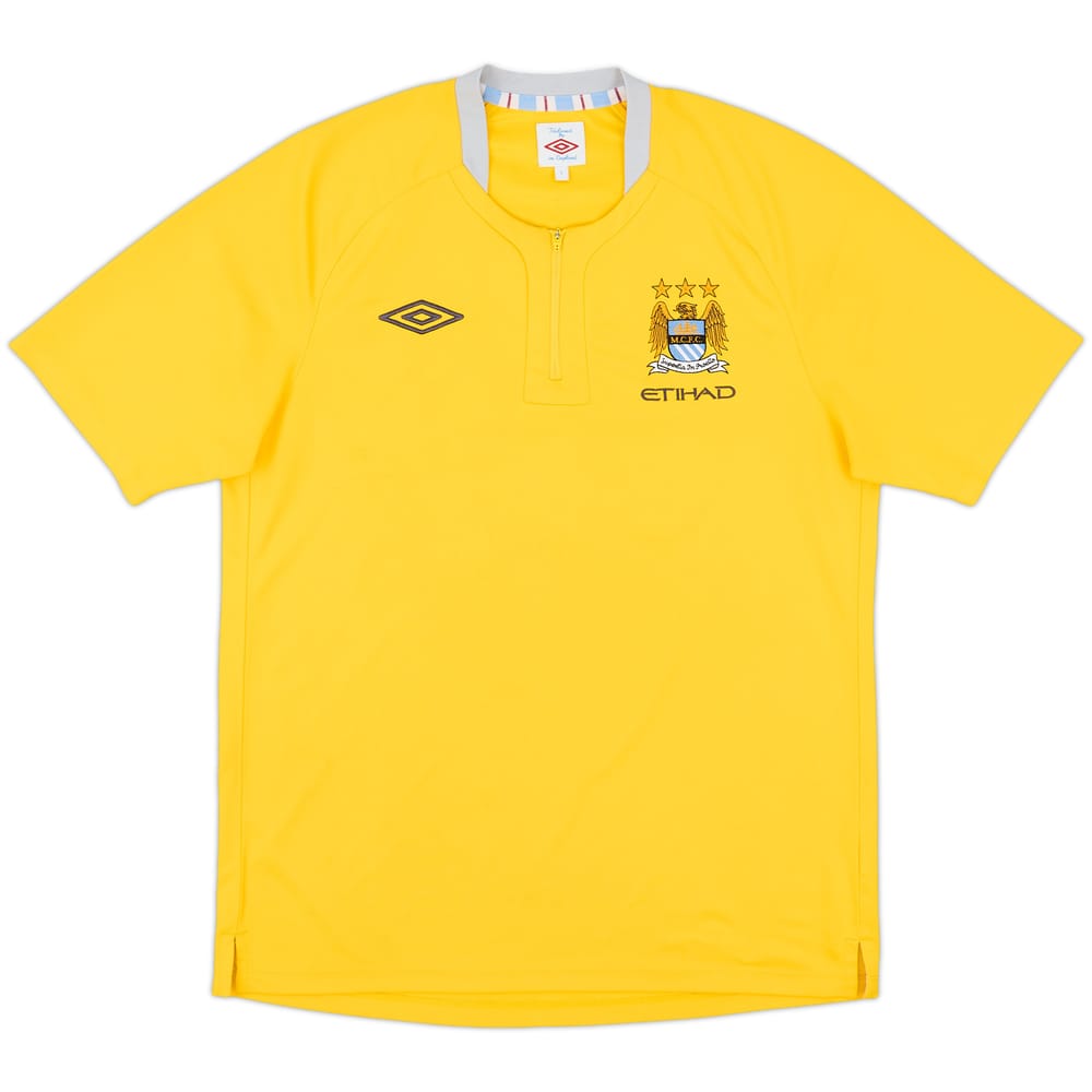 2010-11 Manchester City Umbro 1/4 Zip Training Shirt - 8/10 - (L)