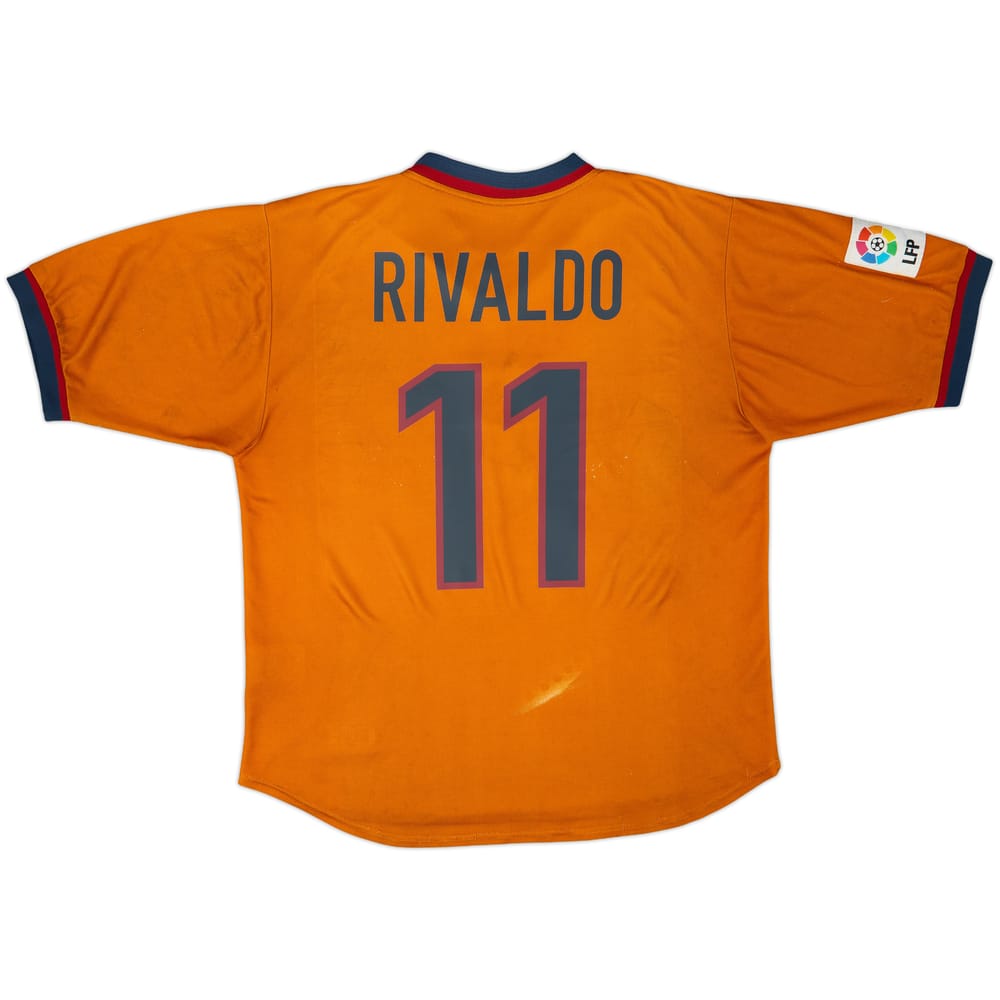 1998-00 Barcelona Third Shirt Rivaldo #11 - 6/10 - (L)