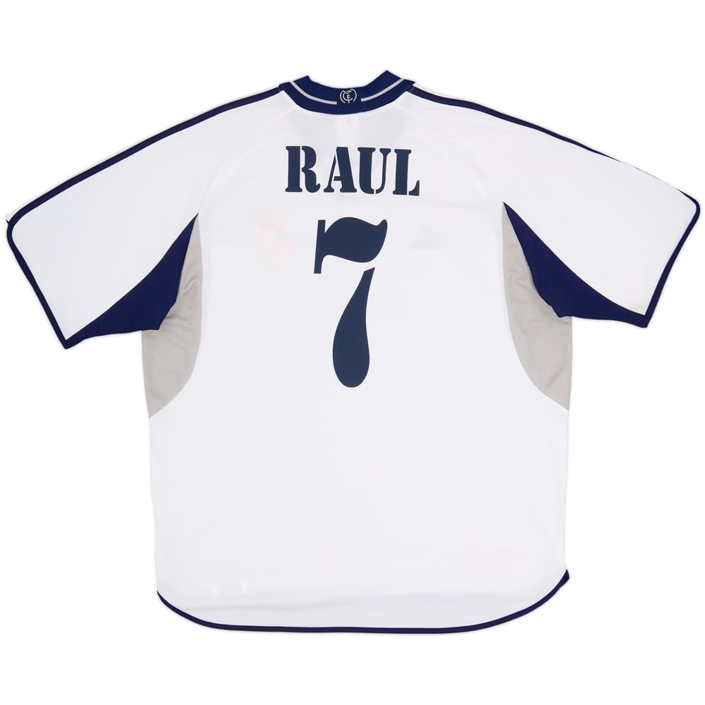 2000-01 Real Madrid Camiseta Titular Raul #7 - 7/10 - (XL)