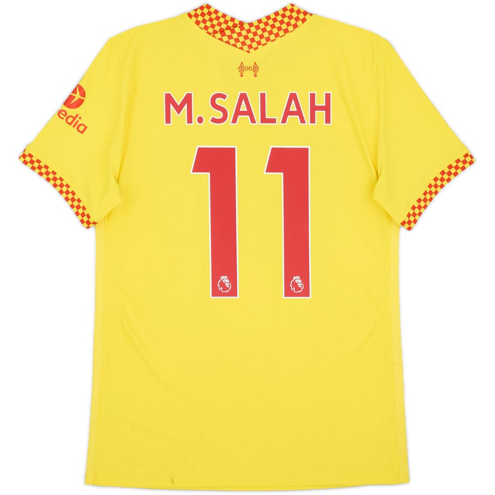 2021-22 Liverpool Authentic Third Shirt M.Salah #11 - 7/10 - (S)