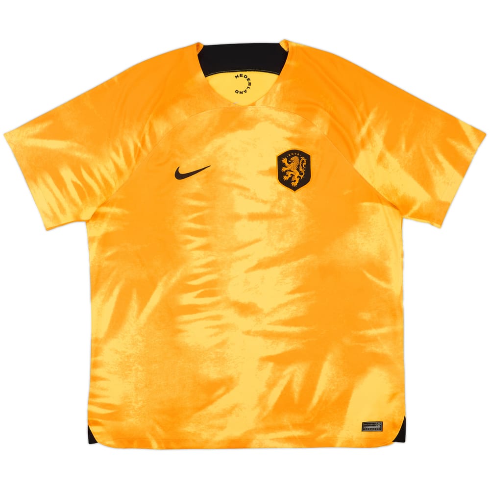 2022-23 Netherlands Home Shirt - 10/10 - (XXL)