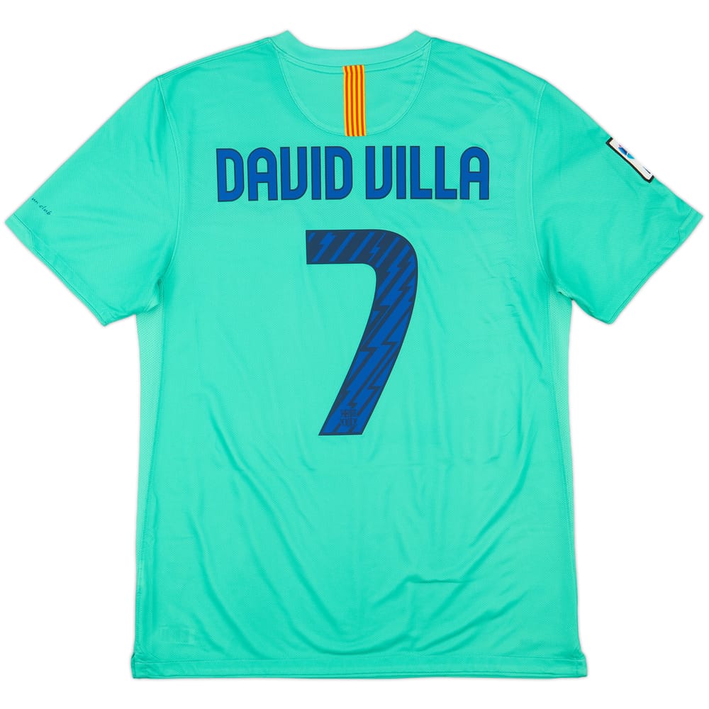2010-11 Barcelona Away Shirt David Villa #7 - 8/10 - (L)