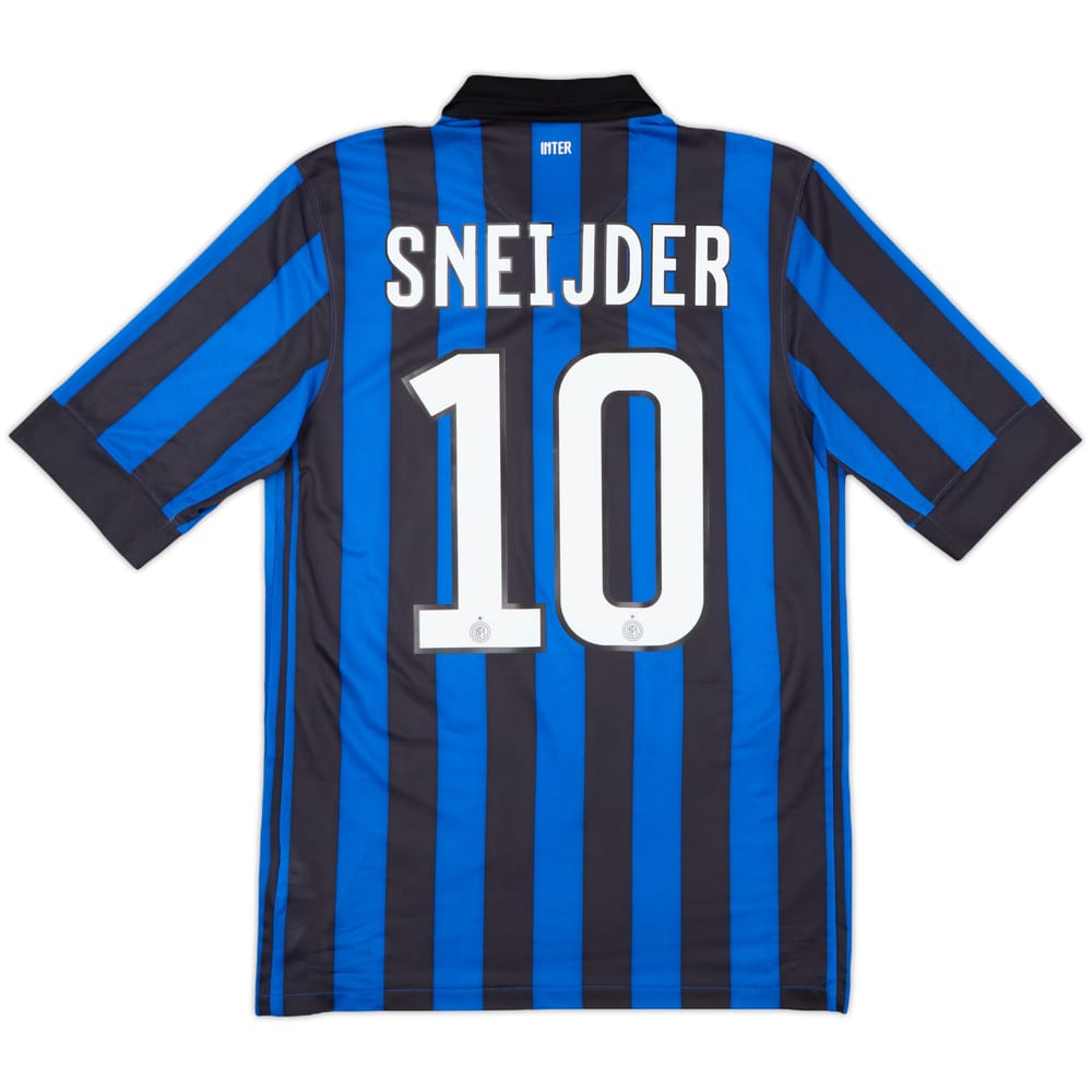 2011-12 Inter Milan Home Shirt Sneijder #10 - 10/10 - (S)