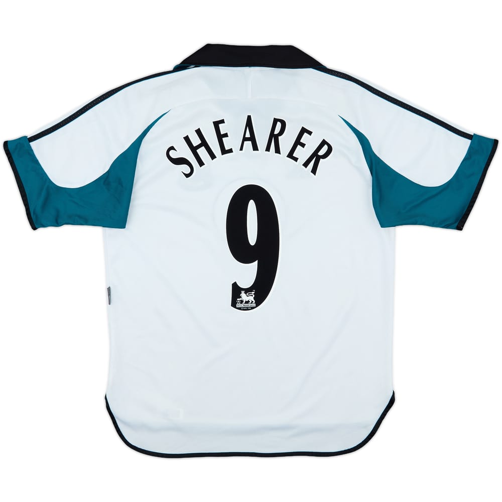 1999-00 Newcastle Away Shirt Shearer #9 - 6/10 - (L)