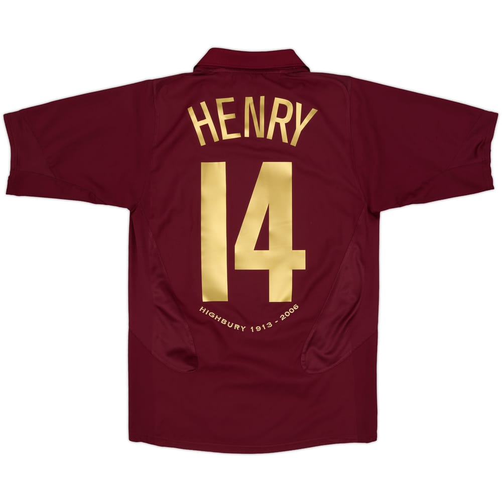 2005-06 Arsenal Home Shirt Henry #14 - 10/10 - (S)