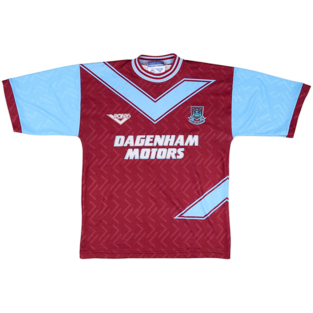 1993-95 West Ham Home Shirt - 8/10 - (M)