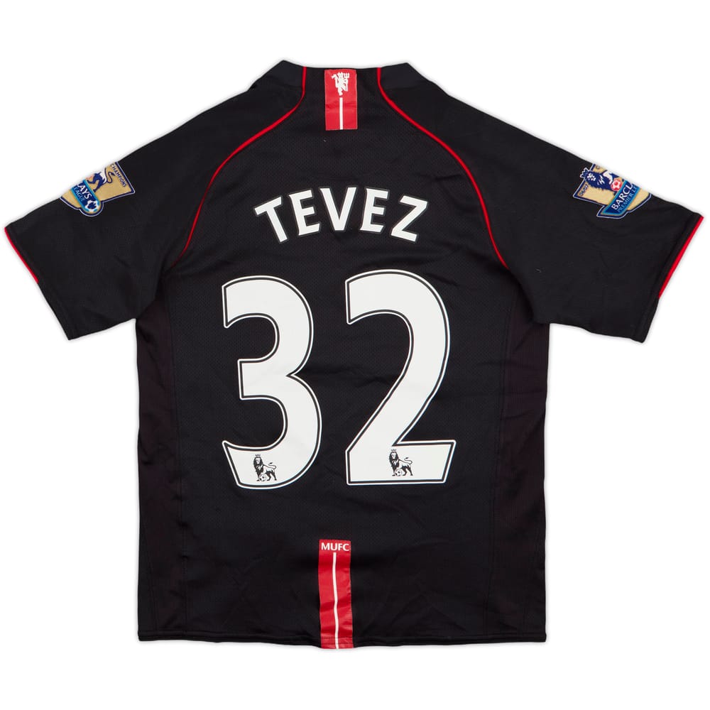 2007-08 Manchester United Away Shirt Tevez #32 - 7/10 - (L.Boys)