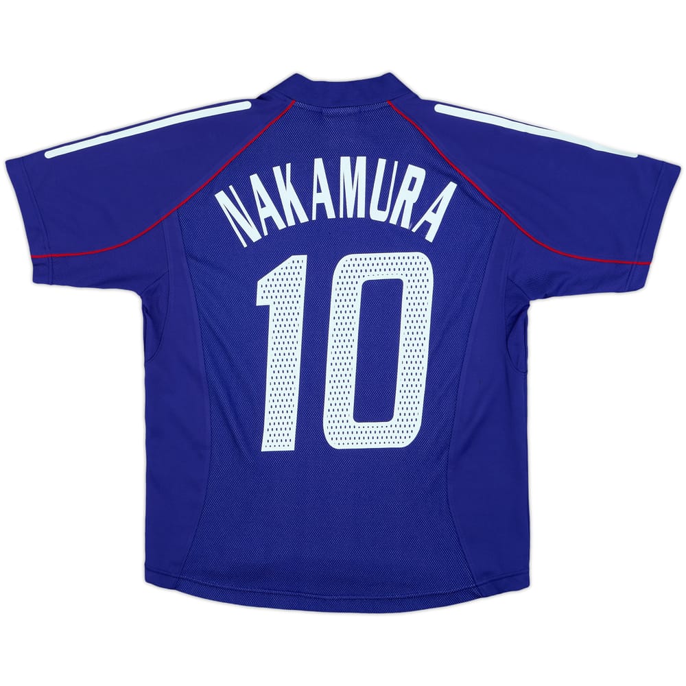 2002-04 Japan Home Shirt Nakamura #10 - 9/10 - (XL.Boys)