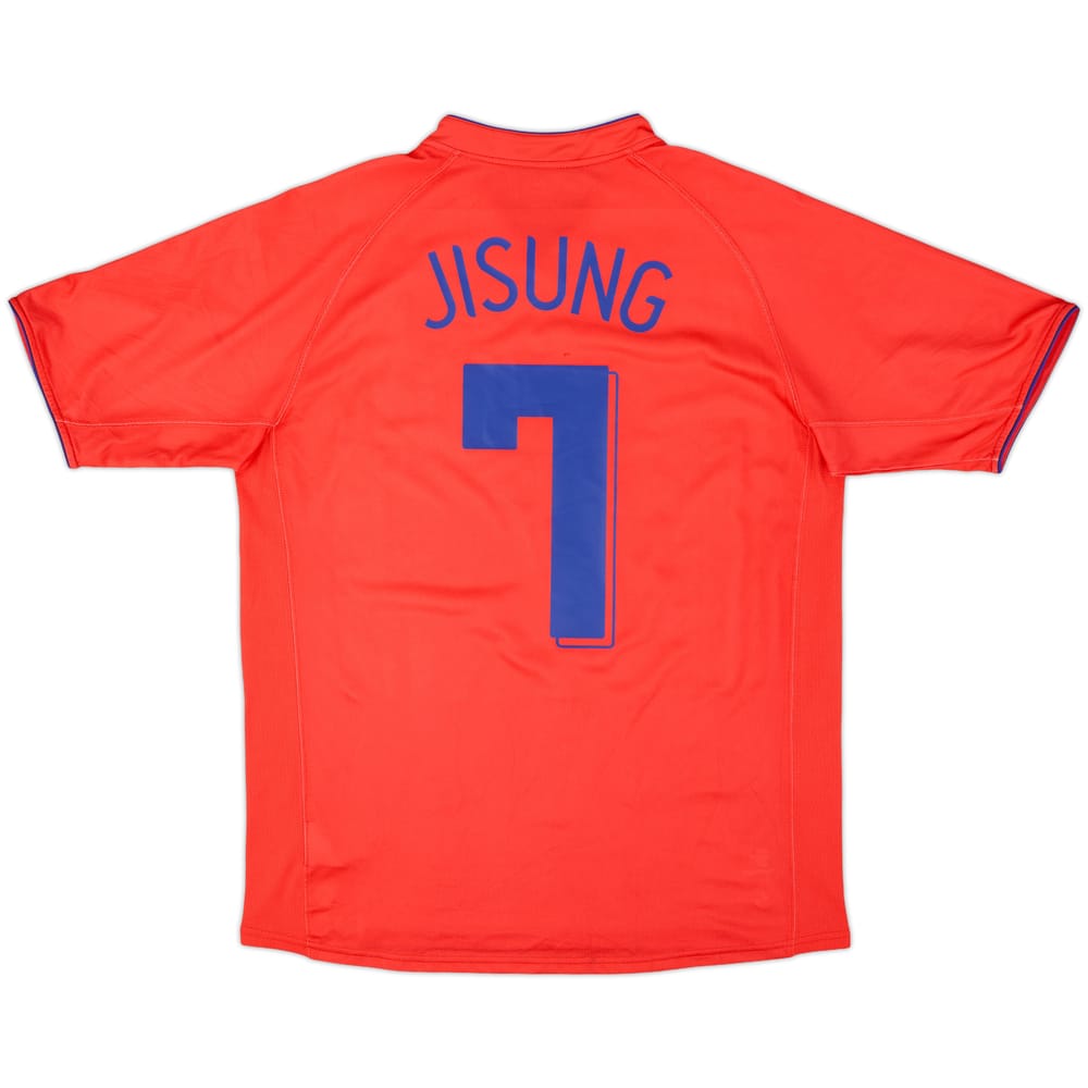 2006-08 South Korea Home Shirt Ji Sung #7 - 7/10 - (L)
