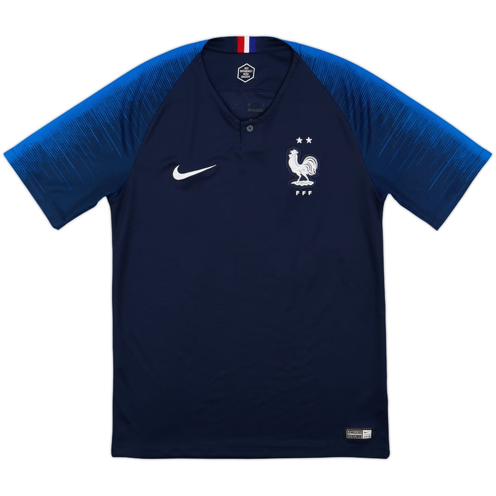 2018 France Home Shirt - 8/10 - (S)