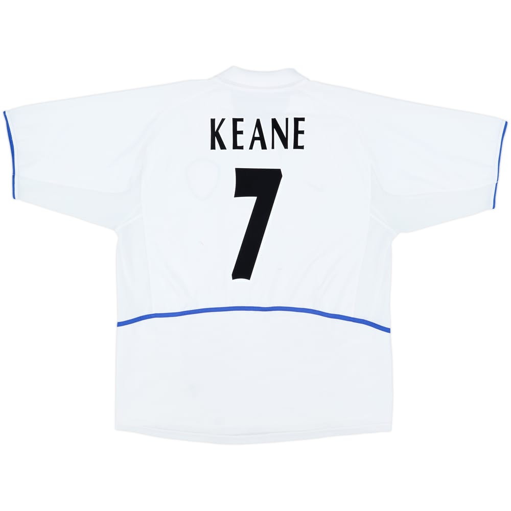 2002-03 Leeds United Home Shirt Keane #7 - 6/10 - (XXL)