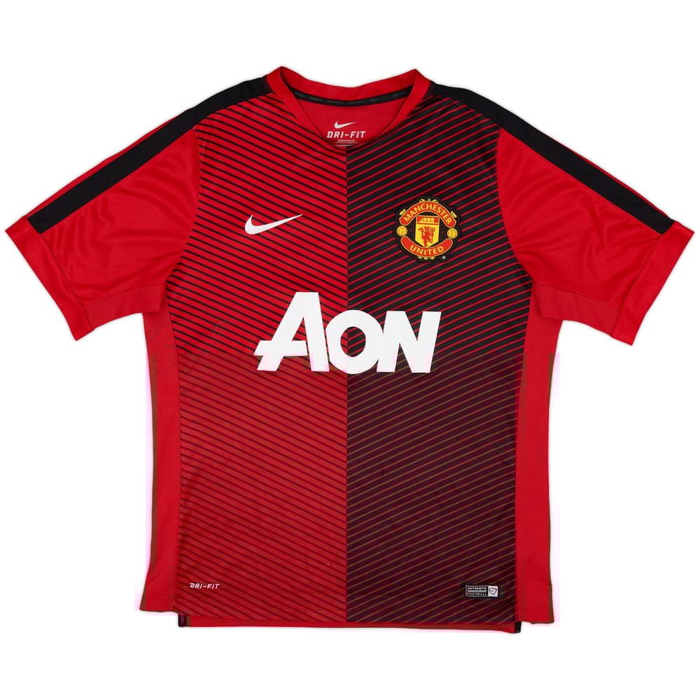 2014-15 Manchester United Nike Training Shirt - 7/10 - (L)