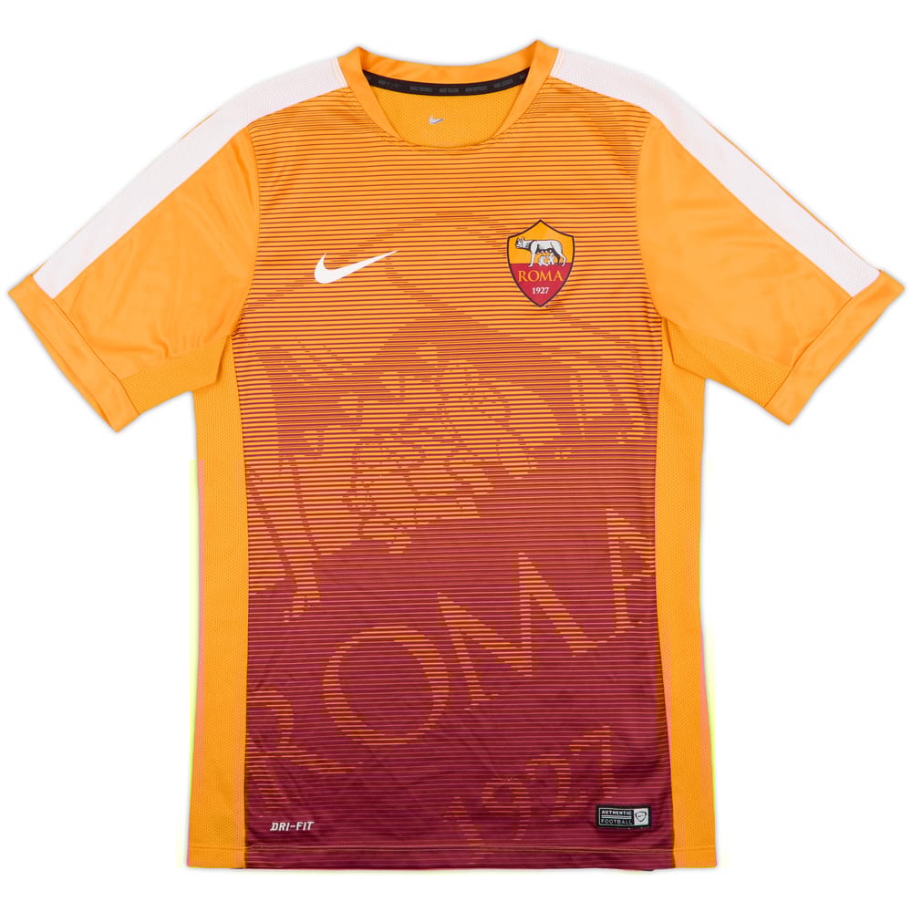 2015-16 Roma Nike Training Shirt - 8/10 - (S)