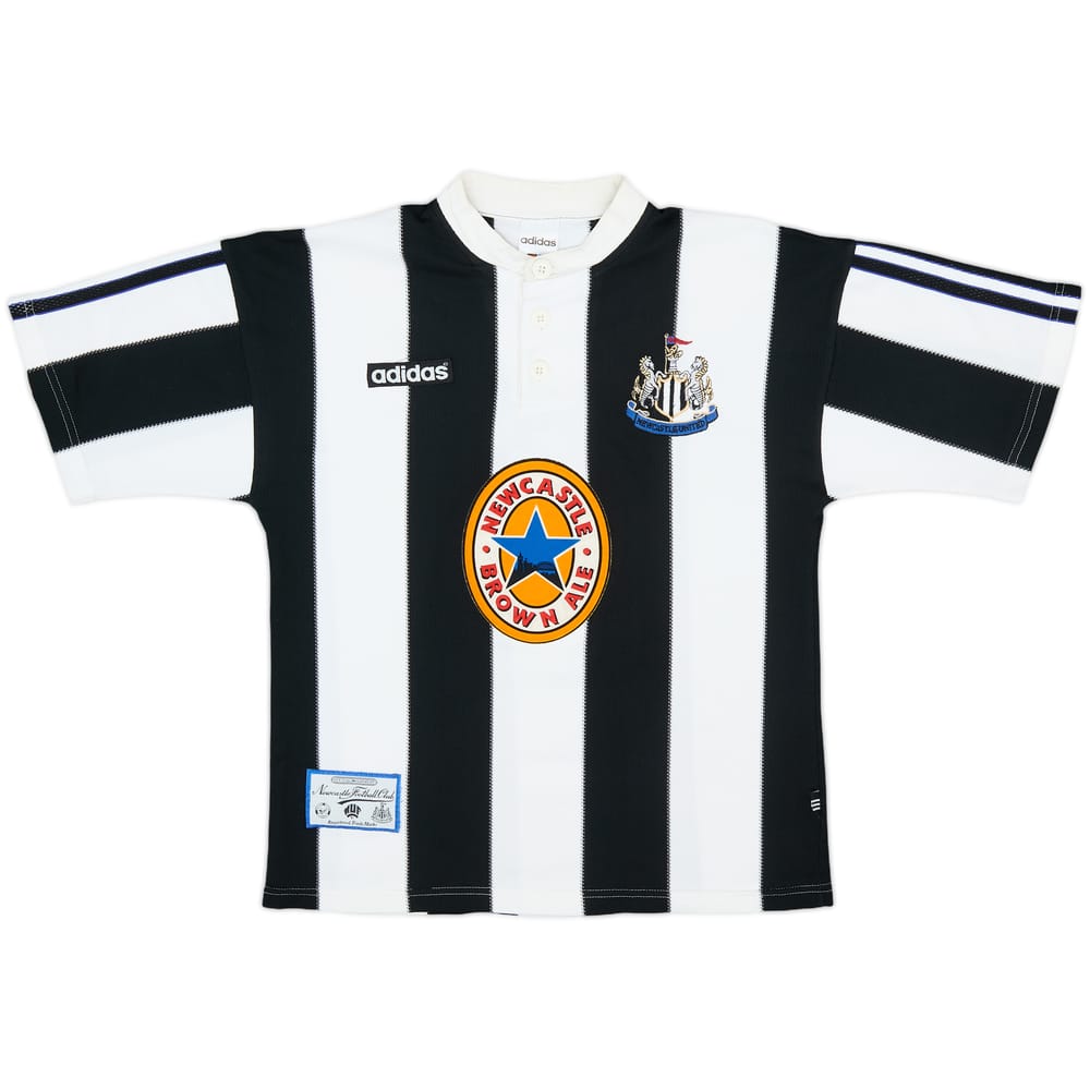 1995-97 Newcastle Home Shirt - 9/10 - (XL.Boys)