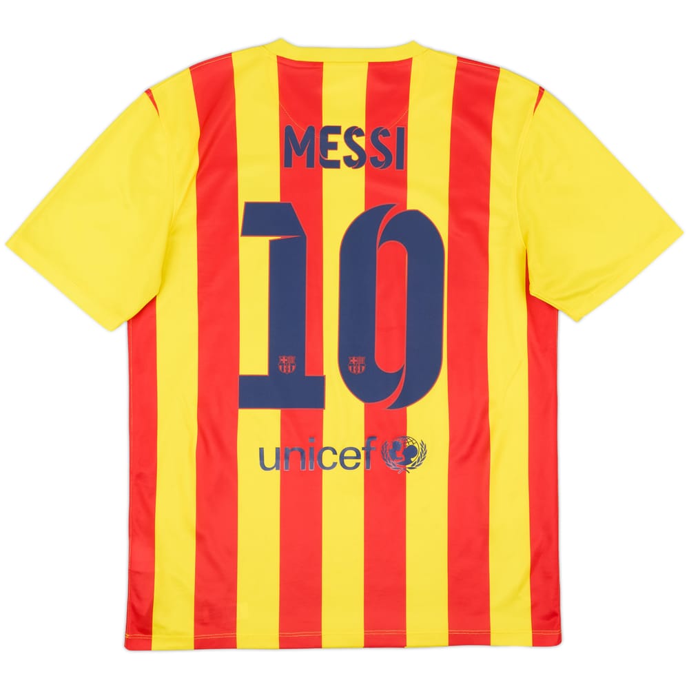 2013-15 Barcelona Basic Away Shirt Messi #10 - 8/10 - (M)