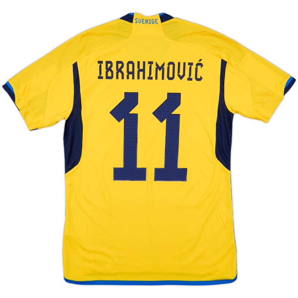 2022-23 Sweden Home Shirt Ibrahimovic #11 - 10/10 - (M)