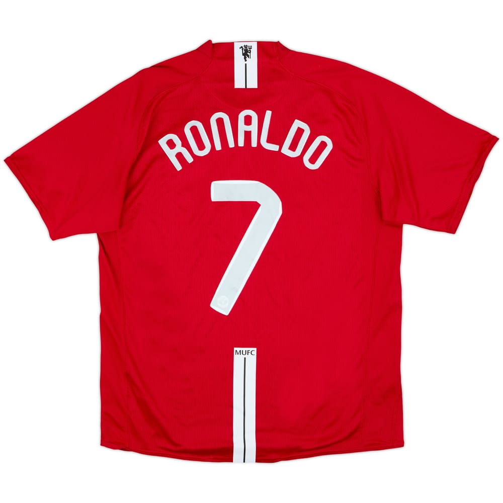 2007-09 Manchester United Home Shirt Ronaldo #7 - 6/10 - (L)