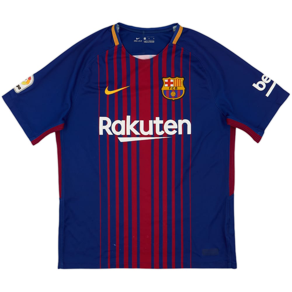 2017-18 Barcelona Home Shirt - 5/10 - (M)