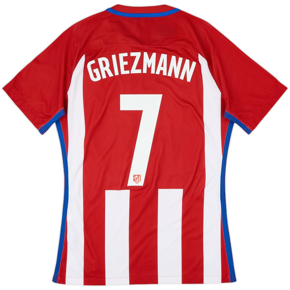 2016-17 Atletico Madrid Player Issue Home Shirt Griezmann #7 - 10/10 - (M)