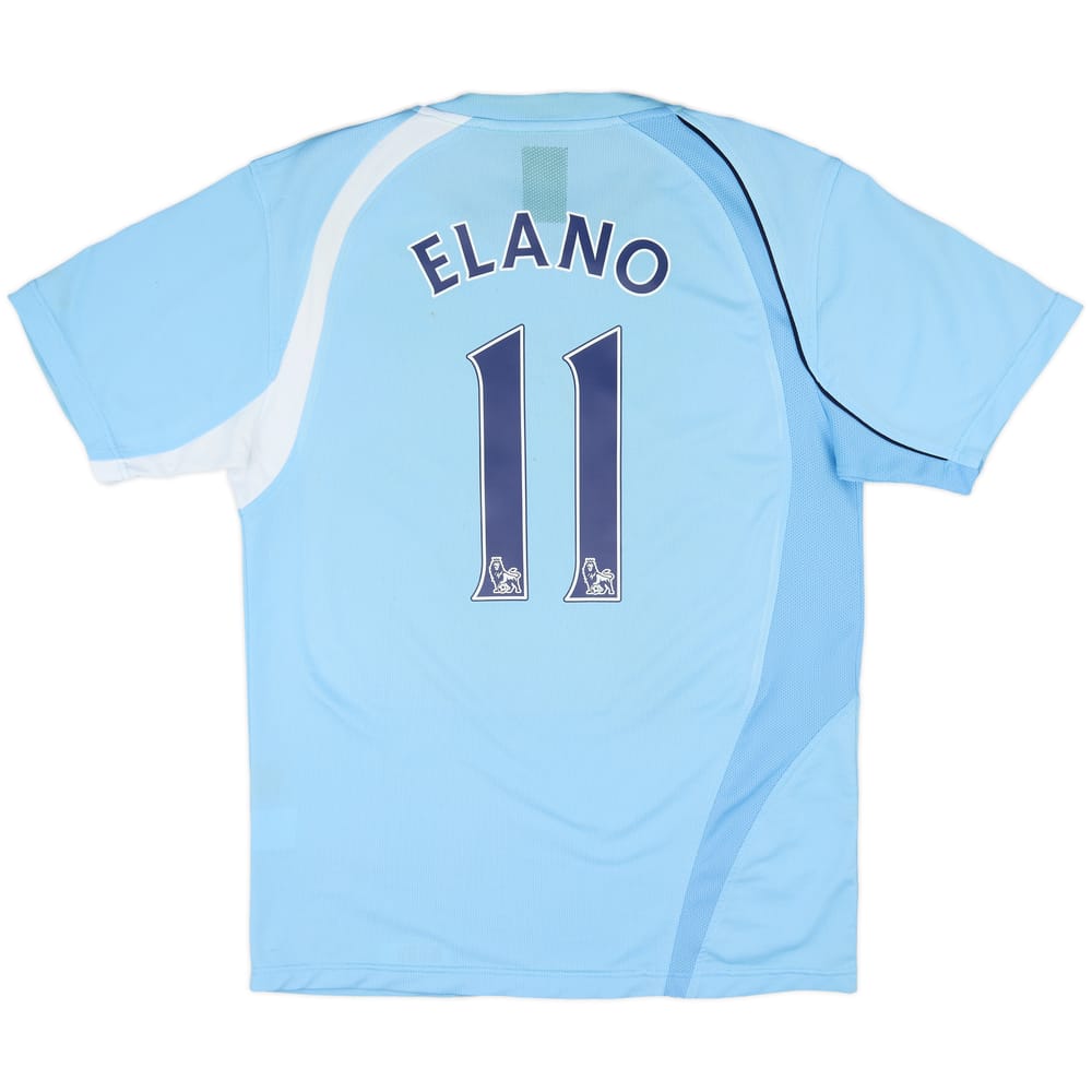 2008-09 Manchester City Home Shirt Elano #11 - 7/10 - (M)