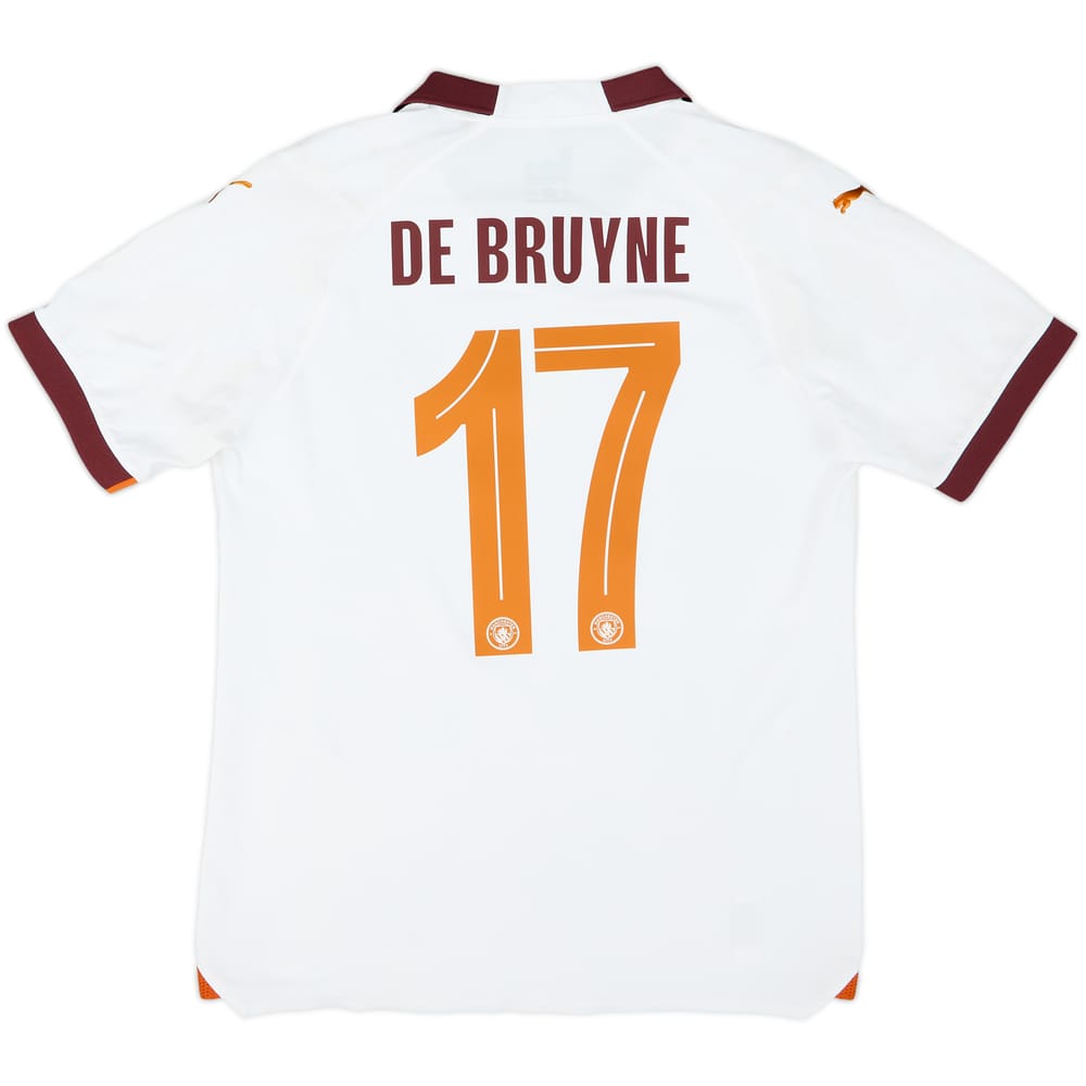 2023-24 Manchester City Player Issue Away Shirt De Bruyne #17 - 9/10 - (S)
