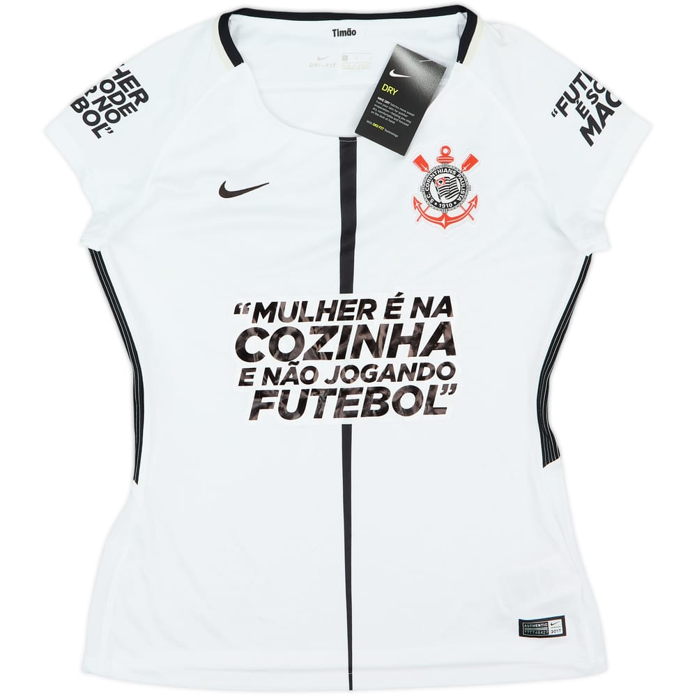 2017-18 Corinthians Women's Home Shirt (Women's L)