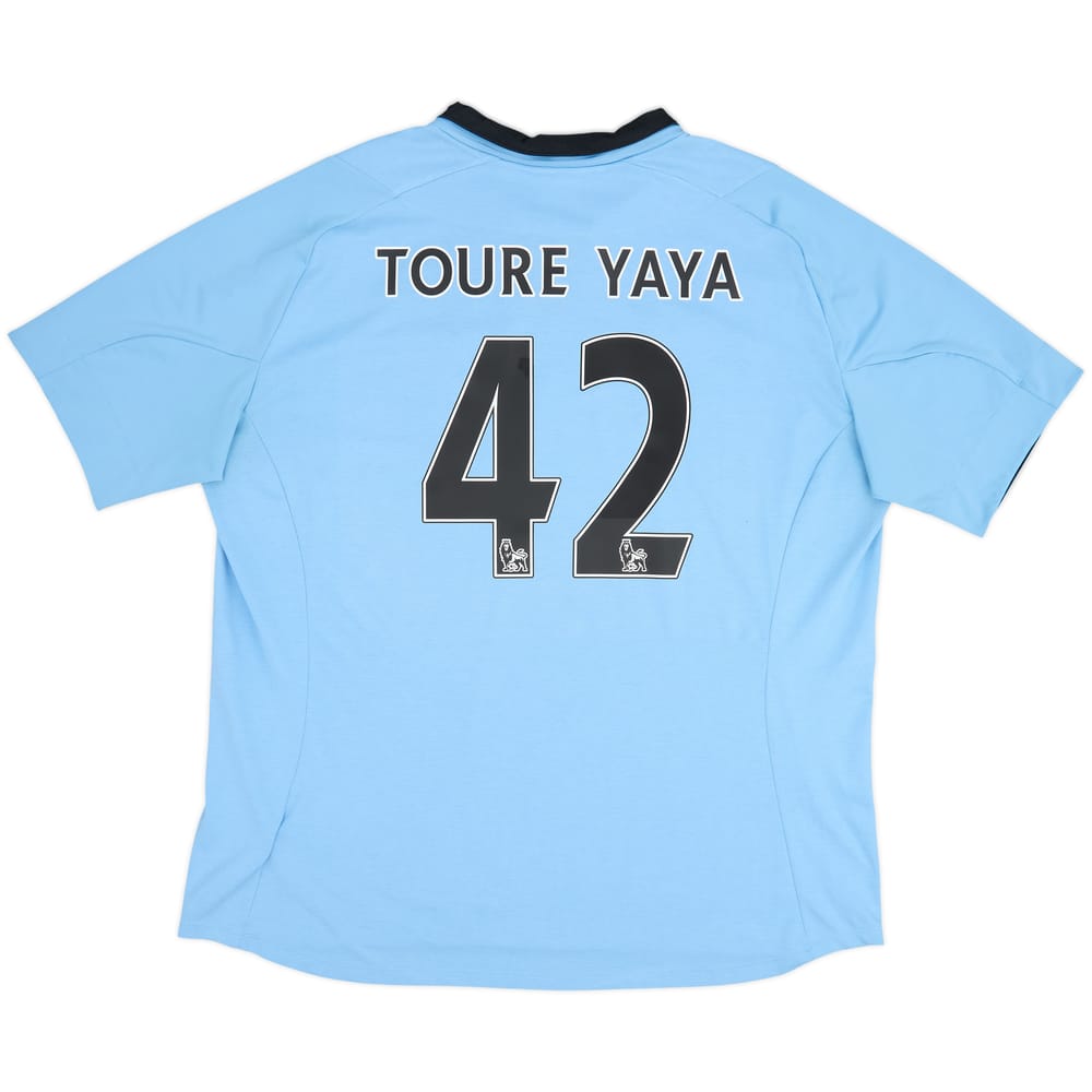 2012-13 Manchester City Home Shirt Toure Yaya #42 - 6/10 - (XXL)