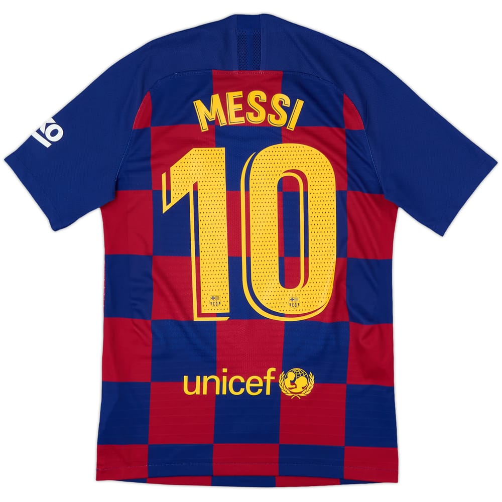 2019-20 Barcelona Authentic Home Shirt Messi #10 - 10/10 - (S)