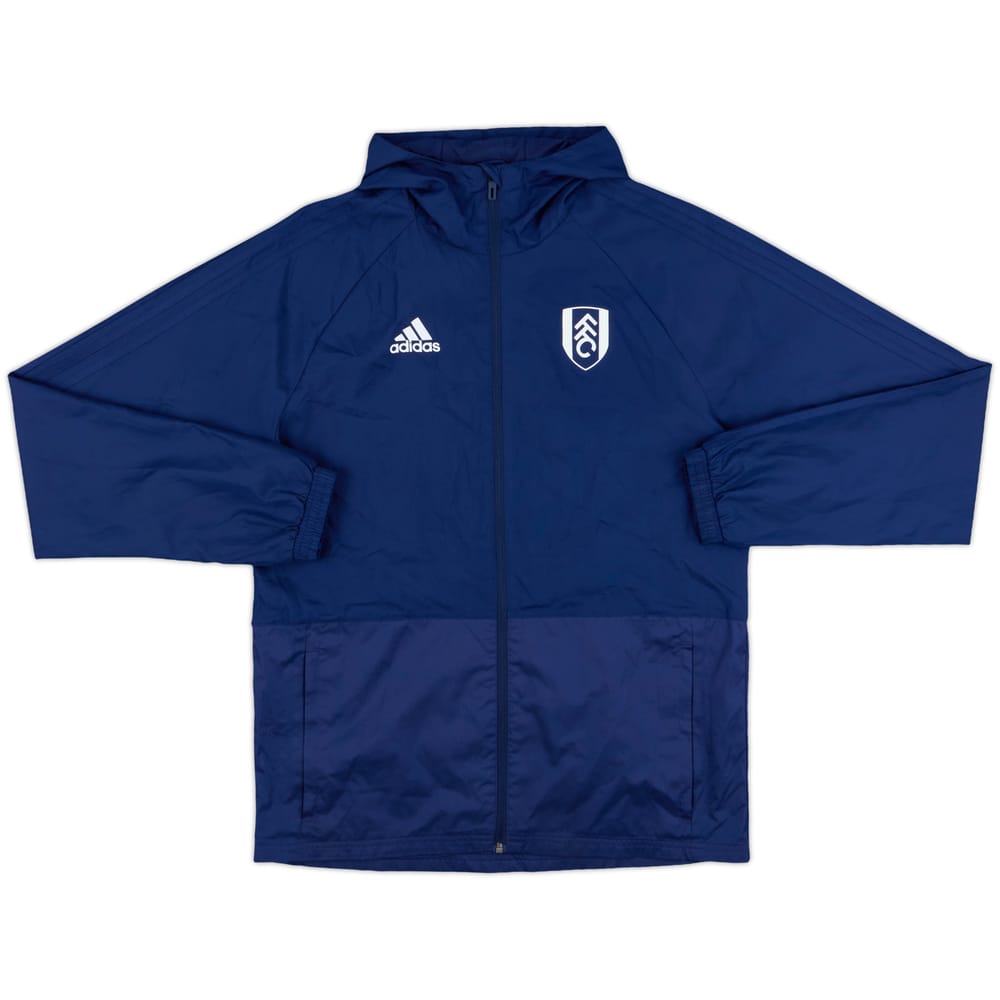 2017-18 Fulham adidas Hooded Rain Jacket - 8/10 - (M)