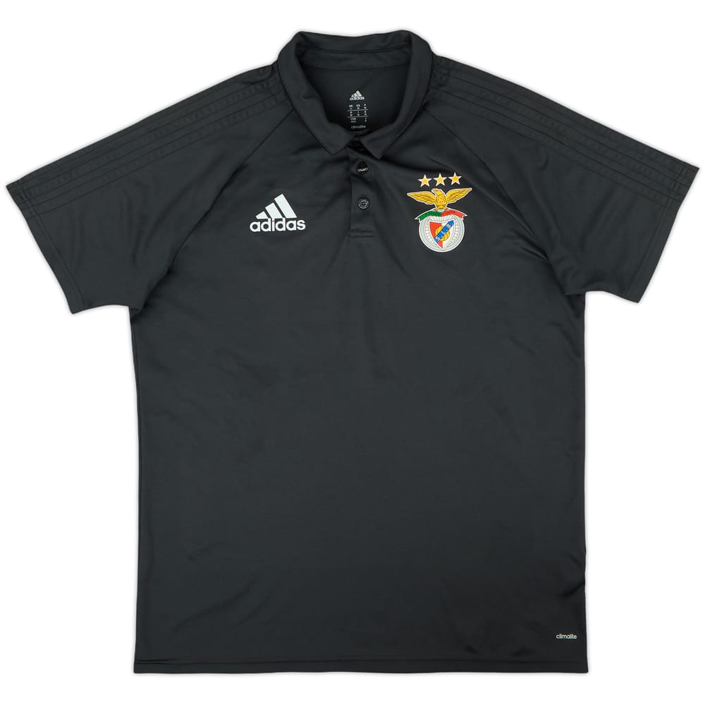 2017-18 Benfica adidas Polo Shirt - 9/10 - (M)